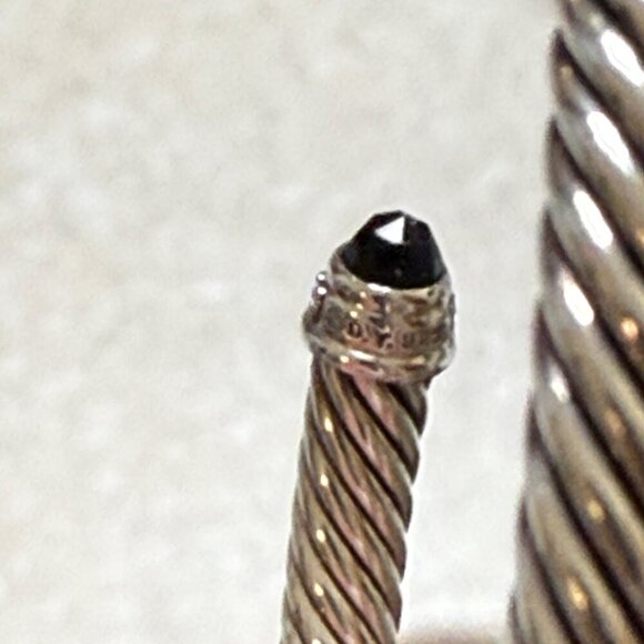 David Yurman Black Onyx Cable Bracelet - Picture 4 of 6